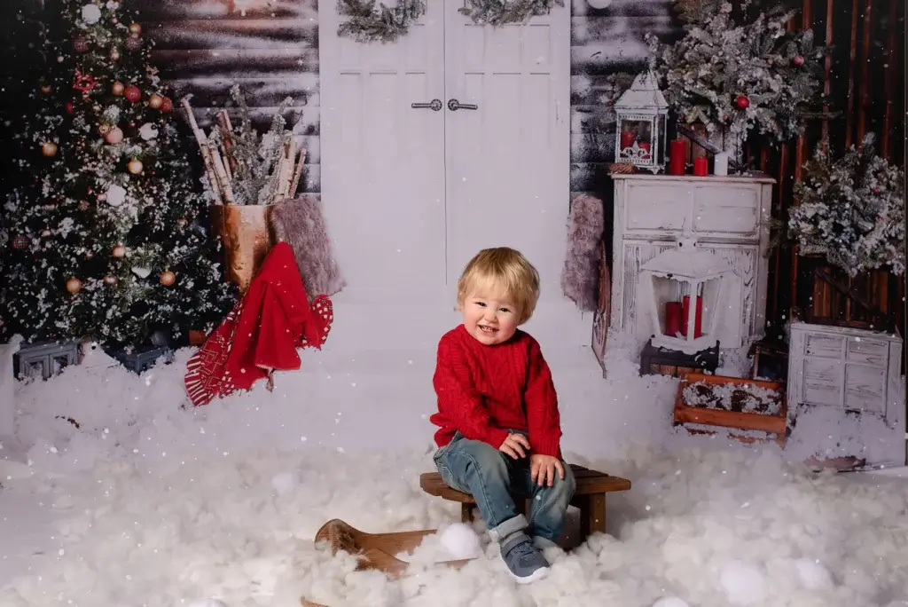 Christmas baby photographer belfast